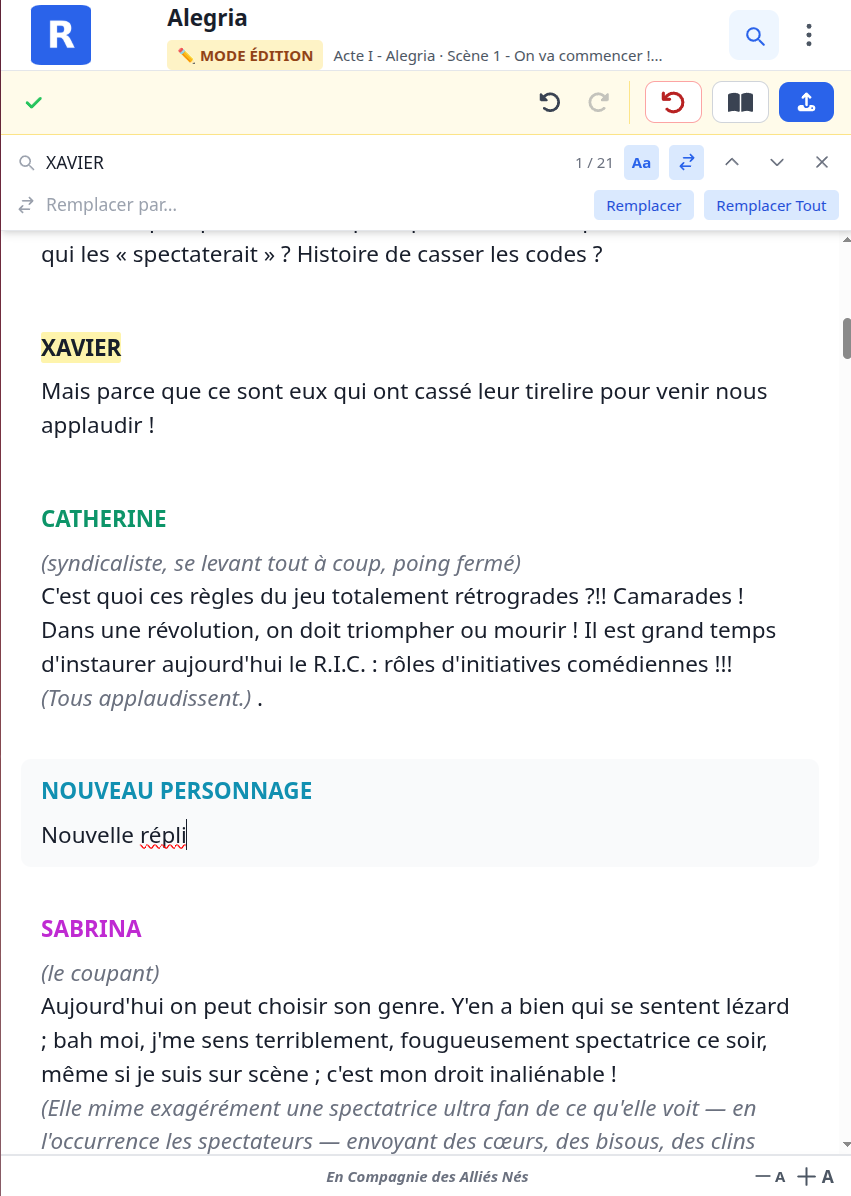 Édition collaborative - Outils d'édition