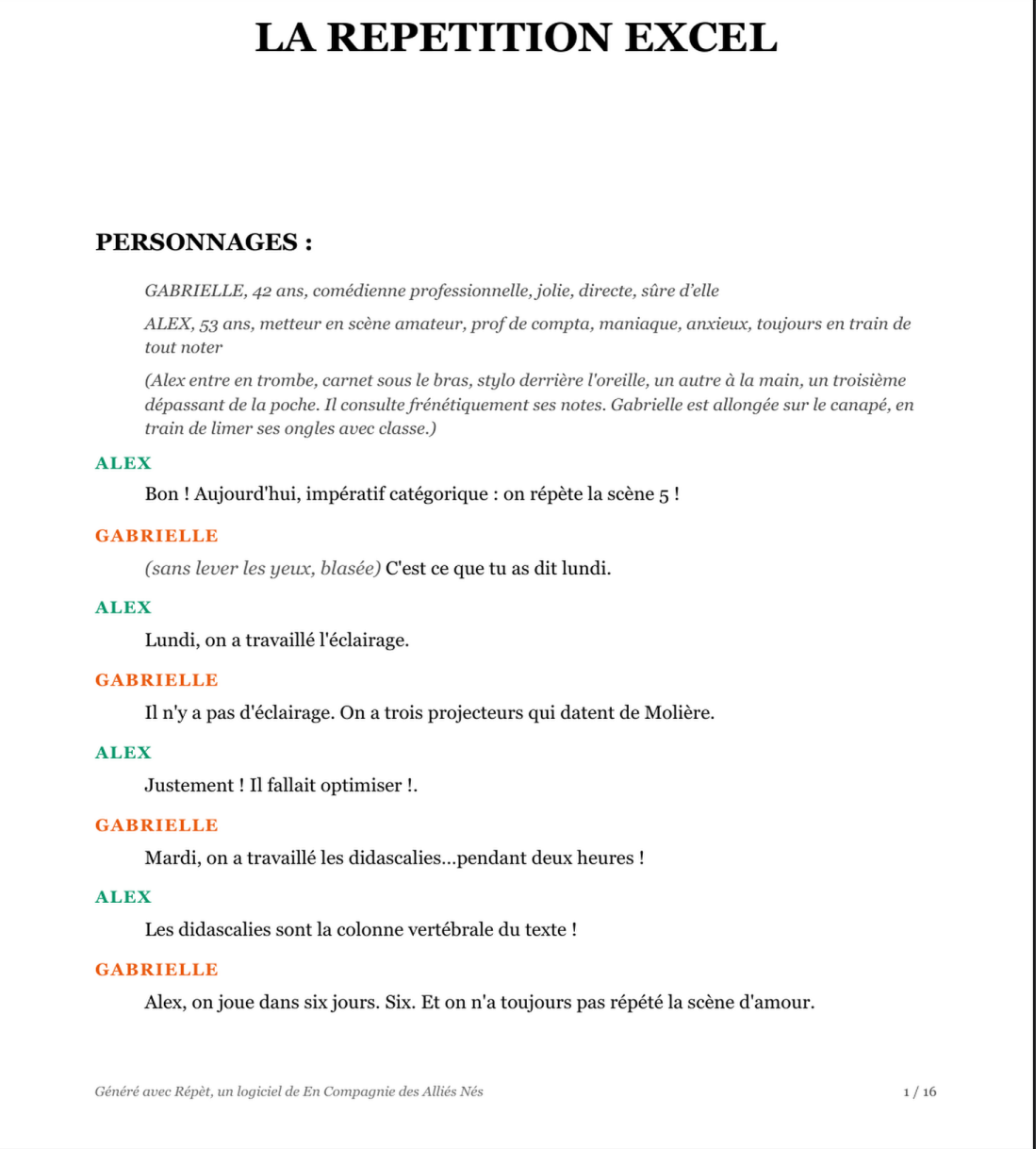 Export PDF